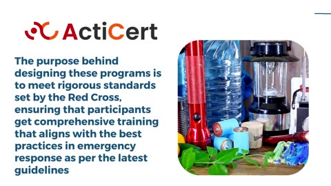 ActiCert A leading provider of Red Cross Certification Courses