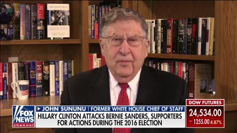 John Sununu thinks Hillary Clinton has an agenda