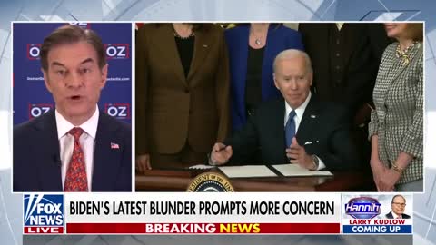 ‘Most Americans desire’ a ‘cognitive test’ for Biden: Dr. Oz