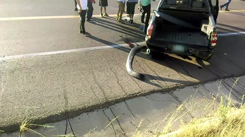 Motorcyclist and Car Collide in Ensenada