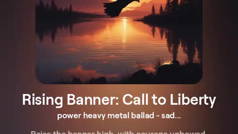Rising Banner - Call to Liberty - v2 - Songs for Liberty