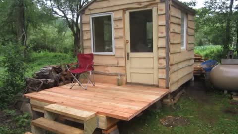 The Sancho Sheraton Tiny House Taking Shape at Bugs in a Jar Farm me