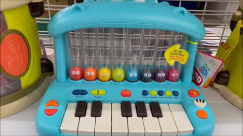 B Toys Land of B Hippo Pop Play Piano
