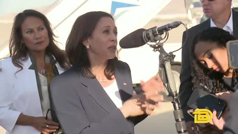 Kamala Harris Grilled By Reporters On Why She Waited To Visit The Border