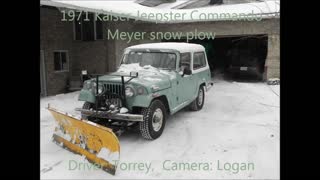 Jeepster Commando Snow Plow