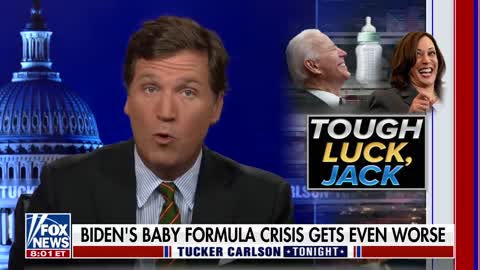 Tucker Carlson: They are hoarding baby formula (13. Mai 2022 Fox News)