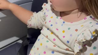 Daughter Responds to Pilot and Crew During Flight