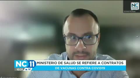 VICEMINISTRO DE SALUD PEDRO GONZÁLEZ EN DEFENSA DE LA VACUNA EN INFORME 11