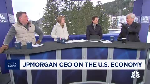 Talking Trump. JP Morgan asks for respect for #MAGA. acknowledging TRUMP WAS RIGHT
