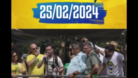 Jornalista portugues 🇵🇹Sérgio Tavares sobe ao trio elétrico e faz discurso histórico🇧🇷