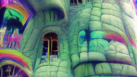 Psychedelic castle