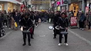 Youngsters out on the street