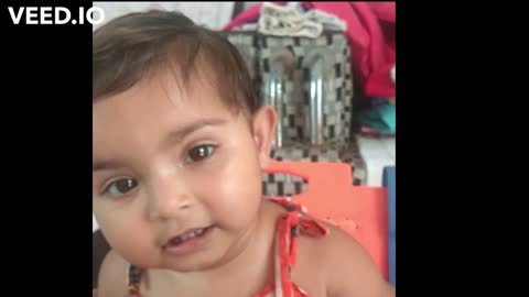 Cute Baby video: Cute Baby Smile, Best videos of Afreen Dhillon - Baby video download