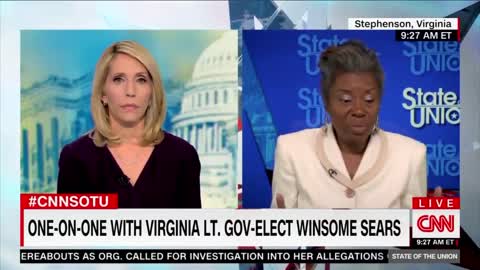 Dana Bash asks Winsome Sears what her vaccination status is Her response