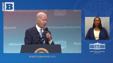 "God Save the Queen, Man": Biden Struggles, Drops Bizarre Line at End of Gun Control Speech