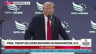 Donald Trump Speech at the Faith and Freedom Coalition in DC - June 22, 2024