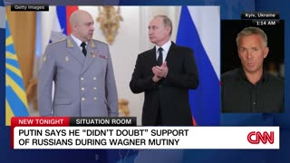 Putin greets supporters in rare appearance after Wagner rebellion