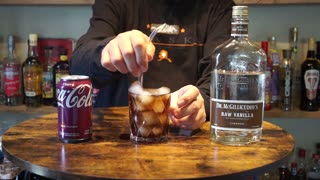 Dr McGillicuddy's Raw Vanilla Liqueur & Cherry Coke