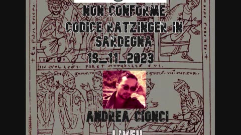 Andrea Cionci_ Codice Ratzinger- conferenza Cagliari