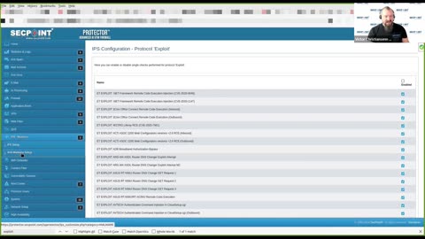 SecPoint Protector UTM Firewall - Blocking Exploits and Malware