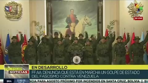 MILITARES VENEZOLANOS APOYARON AL PRESIDENTE MADURO
