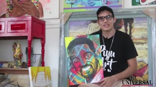 Jesús David Osorio: el artista que le pintó un cuadro a Will Smith