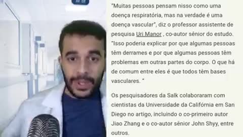 Dr. Marcos Falcão Sobre proteina SPIKE e estudos