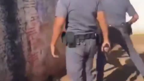 How Brazilian cops deal with perps who mess about...