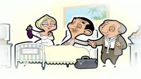 Mr Bean Cartoon - Nurse - Parte 1