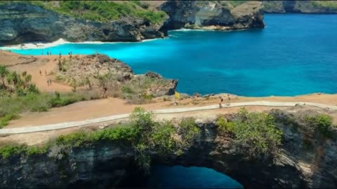 Beautiful beaches Aerial view from drone