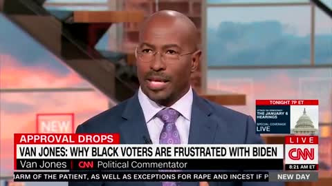 CNN's Van Jones says the economy has gotten "worse" for Black Americans since Biden took office.