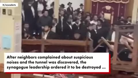 Bizarre video of tunnels under Chabad Lubavitch Synagoge 3