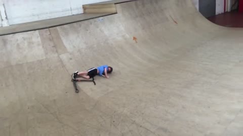 How not to go down a ramp