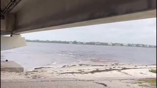 Livestream Clip 3- Hurricane Ian Arrives At Sanibel Lighthouse And Causeway!