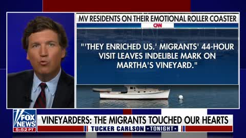 Tucker Carlson: The second diversity arrived to Martha's Vineyard, the locals called the army