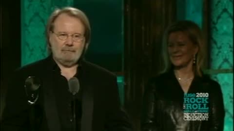 ABBA - Acceptance Speeches Frida & Benny = RRHOF 2010