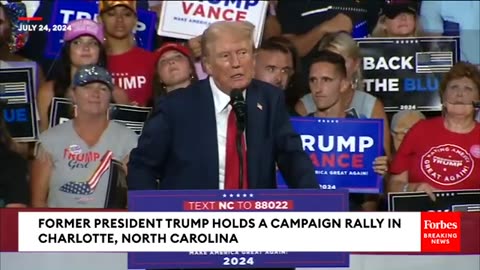 WATCH: Trump Slams Dems During North Carolina Rally: 'Their Thugs Are So Desperate To Stop Us'
