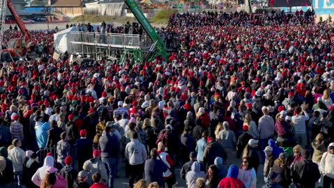 80,000+ people show up at a Trump rally in a small town in New Jersey