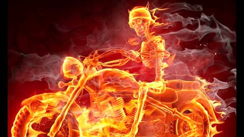 The Flaming Biker From Hell