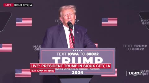 LIVE: President Donald Trump in Sioux City, IA - 10.29.2023