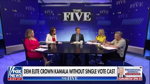 'The Five': Kamala Harris gets crowned without a single vote