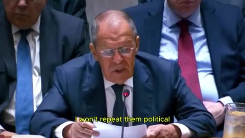 Russian Foreign Minister Sergey Lavrov Causes SHOCKWAVES at the UN with his Bold Speech (7-24-2024)