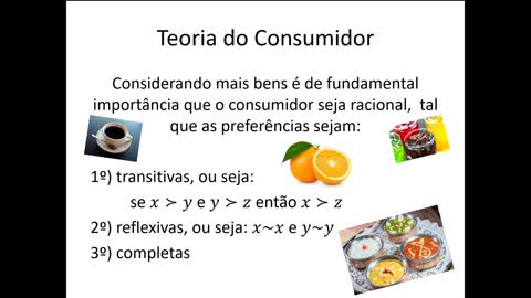 Microeconomia 010 Teoria do Consumidor Preferências e Racionalidade