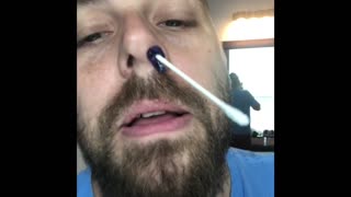 Epic Fail While Waxing Nose