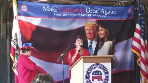 National Anthem, Lincoln Reagan Trump Dinner, Maria Smith