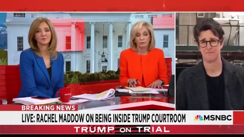 'Miserable' and 'Annoyed': What Rachel Maddow saw inside Trump's criminal trial