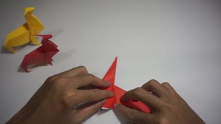 how to make a deer out of origami paper