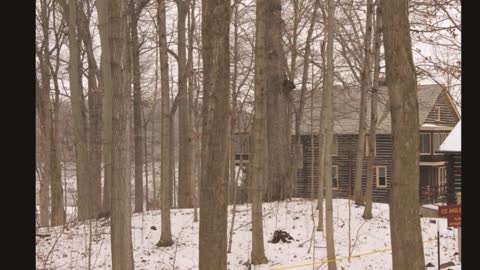 NE, Indiana Winter Trail Landscape Garden Gene Stratton Porter Historic Site