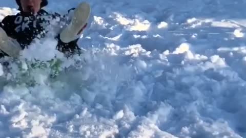 Sledding Back Flip in Finland