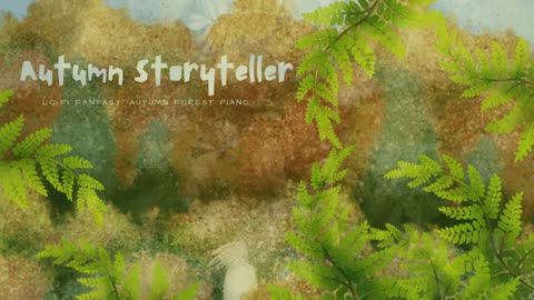 Autumn storyteller, lo-fi fantasy, calming music in the style of Studio Ghibli.